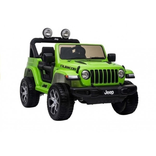 Elektromobilis vaikams Jeep Rubicon 4x4 Žalias