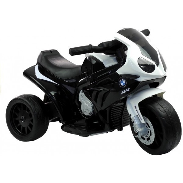 Elektrinis motociklas vaikams BMW S1000RR triratis Juodas