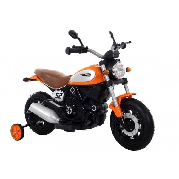 Elektrinis motociklas vaikams QK307 Oranžinis