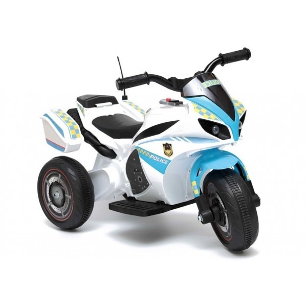 Elektrinis motociklas vaikams GTM5588-A triratis Baltai mėlynas