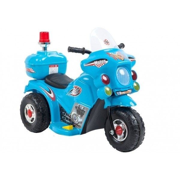 Elektrinis triratis motociklas vaikams LL999 Mėlynas