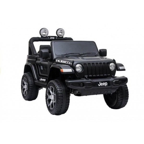 Elektromobilis vaikams Jeep Rubicon 4x4 Juodas
